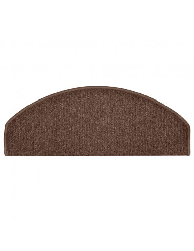 Tappetini per Scale 30 pz Marroni 65x24x4 cm