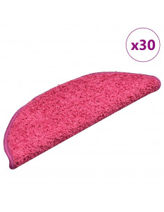 Tappetini per Scale 30 pz Rosa 56x17x3 cm