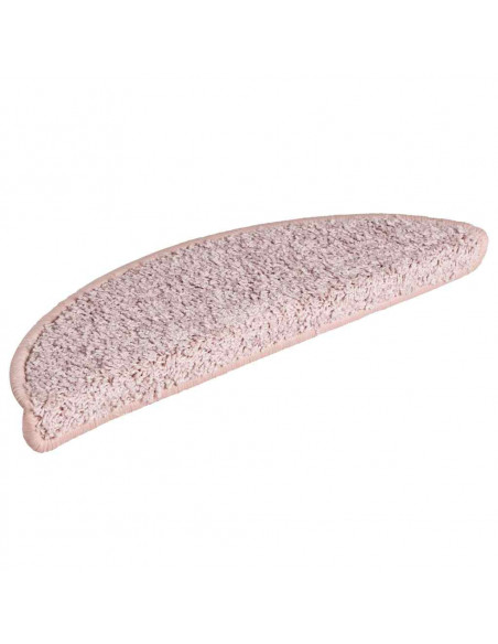 Tappetini per Scale 30 pz Rosa Chiaro 56x17x3 cm