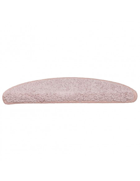 Tappetini per Scale 30 pz Rosa Chiaro 56x17x3 cm