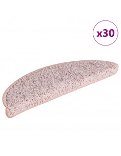 Tappetini per Scale 30 pz Rosa Chiaro 65x21x4 cm