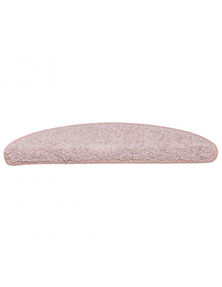 Tappetini per Scale 30 pz Rosa Chiaro 65x21x4 cm