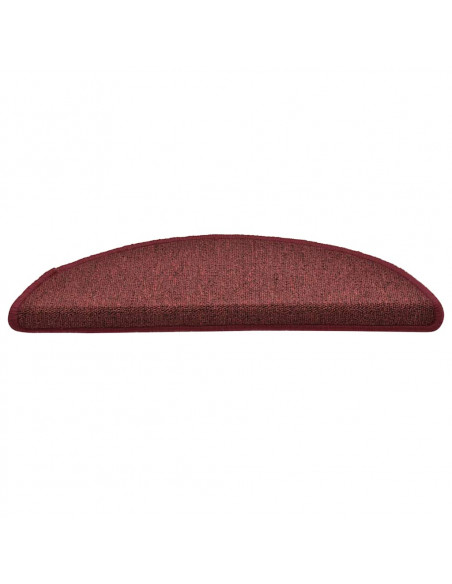 Tappetini per Scale 30 pz Rossi 56x17x3 cm