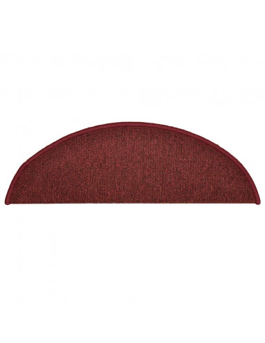 Tappetini per Scale 30 pz Rossi 56x17x3 cm