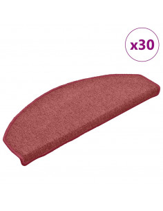 Tappetini per Scale 30 pz Rossi 65x24x4 cm