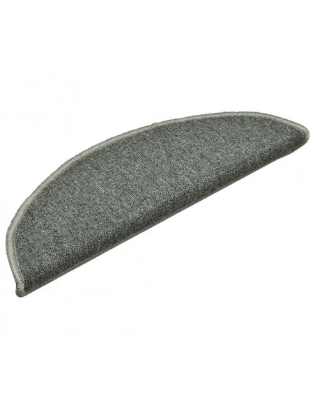 Tappetini per Scale 30 pz Verde Scuro 56x17x3 cm