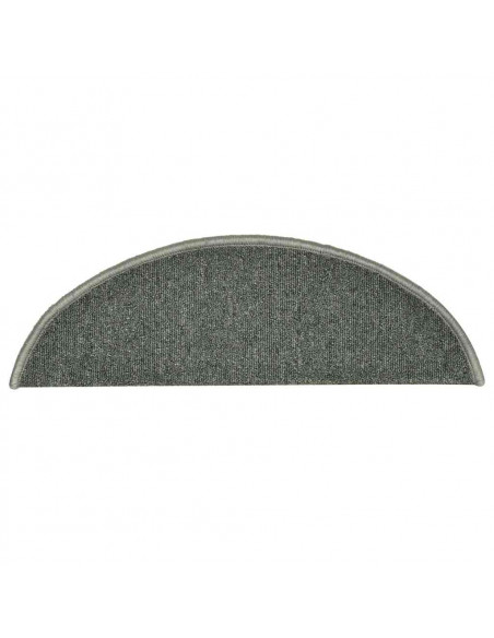 Tappetini per Scale 30 pz Verde Scuro 56x17x3 cm