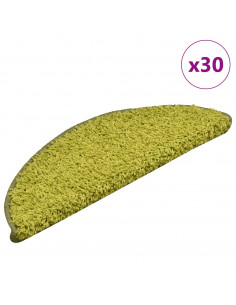 Tappetini per Scale 30 pz Verdi 56x17x3 cm