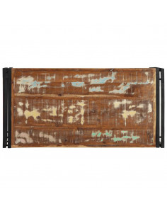 Tavolino Salotto Multicolore 100x50x35 cm Legno Recupero