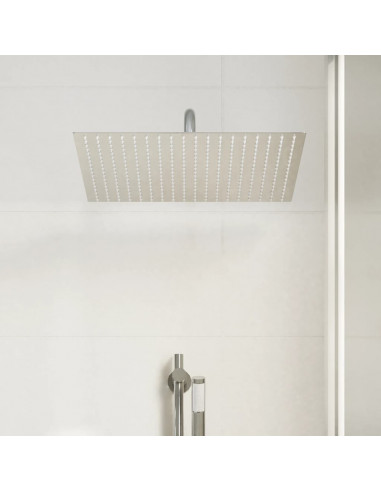 Testa Doccia a Pioggia in Acciaio Inox 304 40x40 cm Quadrata