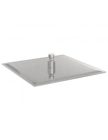 Testa Doccia a Pioggia in Acciaio Inox 304 25x25 cm Quadrata
