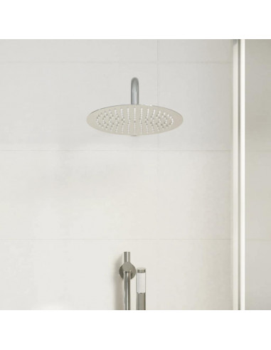 Testa Doccia a Pioggia in Acciaio Inox 304 25 cm Rotonda