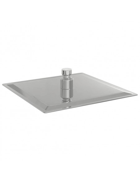 Testa Doccia a Pioggia in Acciaio Inox 304 20x20 cm Quadrata