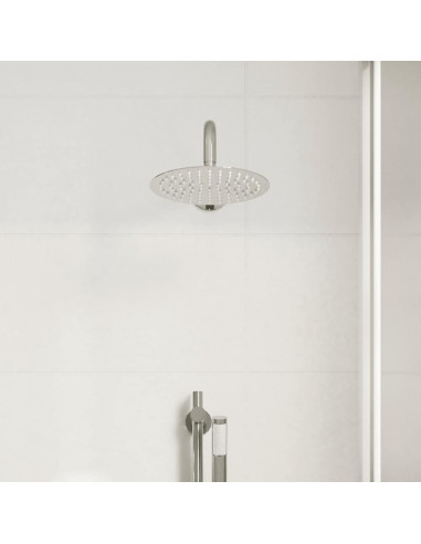 Testa Doccia a Pioggia in Acciaio Inox 304 20 cm Rotonda