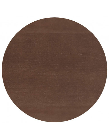 Tavolo da Pranzo Marrone in Legno Massello di Hevea