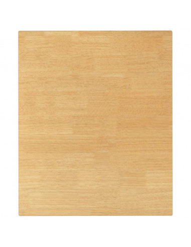 Tavolo da Pranzo Bianco in Legno Massello di Hevea