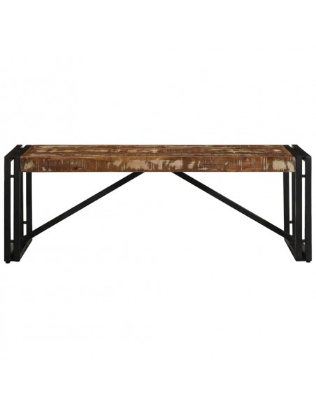 Tavolino Salotto Multicolore 100x50x35 cm Legno Recupero
