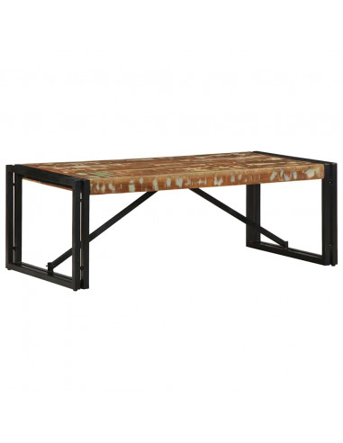 Tavolino Salotto Multicolore 100x50x35 cm Legno Recupero