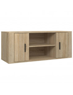 Mobile per TV Rovere Sonoma 100x35x40 cm Legno Multistrato