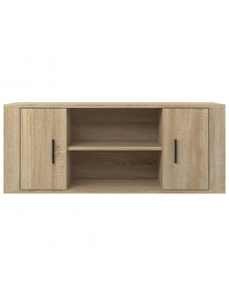 Mobile per TV Rovere Sonoma 100x35x40 cm Legno Multistrato