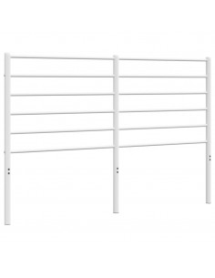 Testiera in Metallo Bianco 150 cm 2