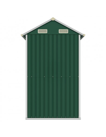Capanno da Giardino Verde 192x152,5x237 cm Acciaio Zincato