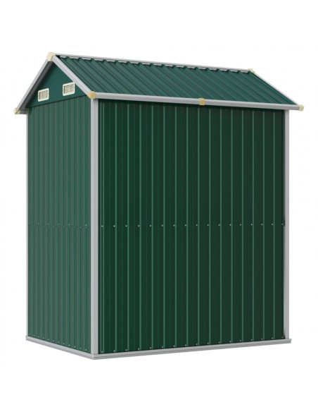 Capanno da Giardino Verde 192x152,5x237 cm Acciaio Zincato
