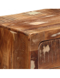 Comodini 2pz 40x32x46 cm in Legno Massello di Recupero 2