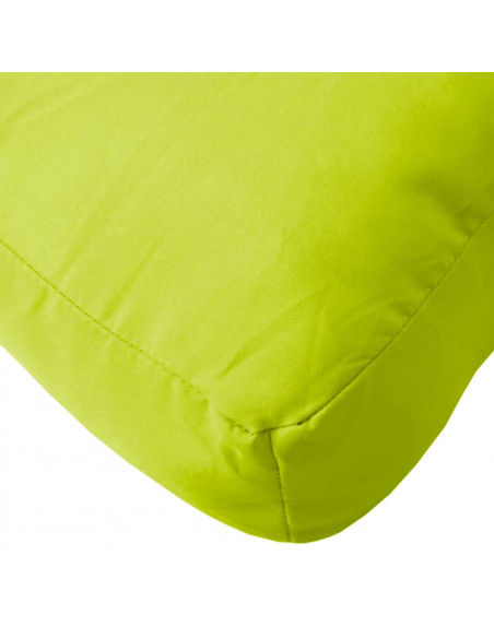 Cuscini per Pallet 7 pz Verde Intenso in Tessuto