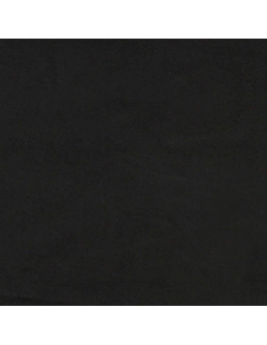 Giroletto a Molle con Materasso Nero 140x210 cm in Velluto