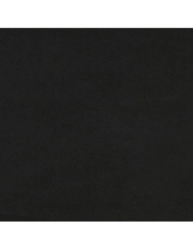 Giroletto a Molle con Materasso Nero 180x210 cm in Velluto