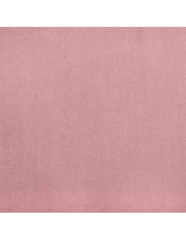 Giroletto a Molle con Materasso Rosa 160x220 cm in Velluto