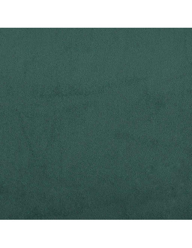 Giroletto a Molle con Materasso Verde Scuro 160x220 cm Velluto