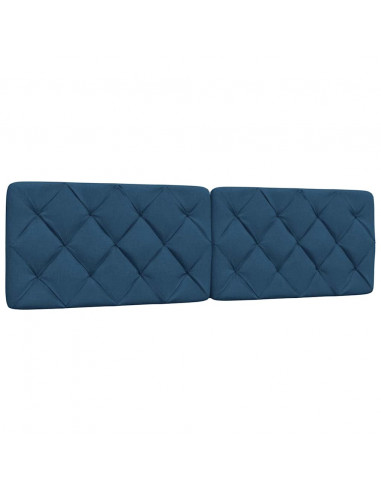 Giroletto con LED senza Materasso Blu 180x200 cm in Tessuto