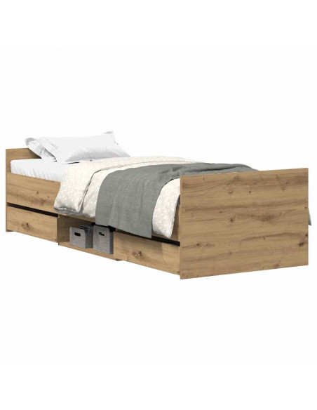 Giroletto senza Materasso Rovere Artigianale 90x200cm