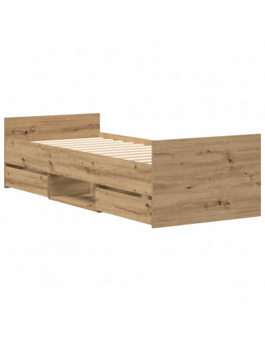 Giroletto senza Materasso Rovere Artigianale 90x200cm