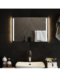 Specchio da Bagno con Luci LED 60x40 cm