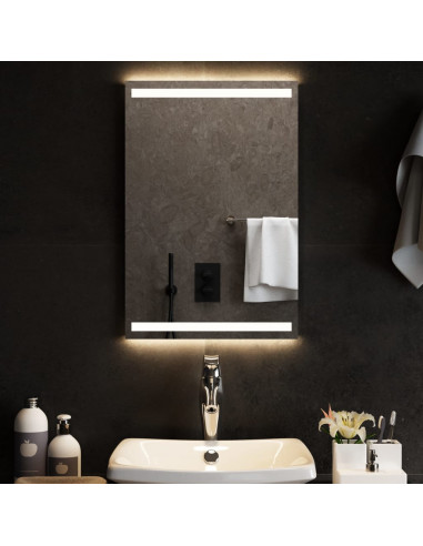 Specchio da Bagno con Luci LED 40x60 cm