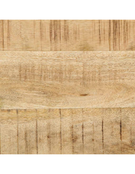 Mobile TV a Parete 100x32x25 cm Legno Grezzo Massello di Mango