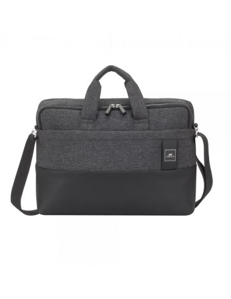 Rivacase Lantau borsa per notebook 39,6 cm (15.6") Valigetta ventiquattrore Nero, Grigio