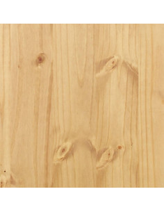 Set Mobili da Bagno 4 pz Corona in Legno Massello di Pino