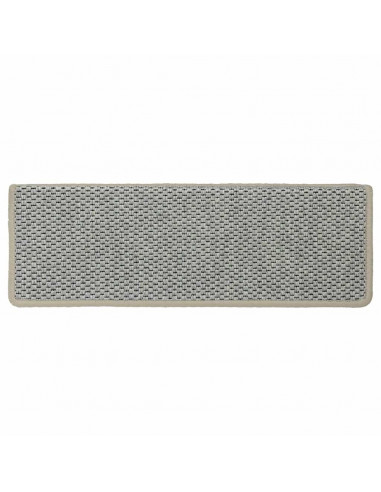 Tappeti Autoadesivi Scale Aspetto Sisal 30 pz 65x21x4 cm Verdi