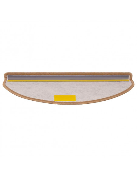 Tappeti Autoadesivi Scale Aspetto Sisal 30 pz 65x21x4 cm Sisal