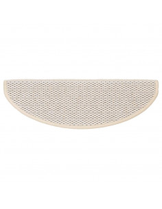 Tappeti Autoadesivi Scale Aspetto Sisal 30pz 65x21x4 cm Berbero