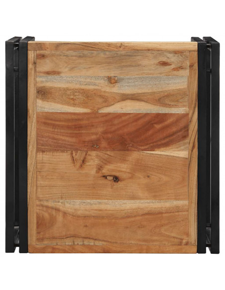 Tavolino da Caffè 50x50x35 cm Legno Massello di Acacia