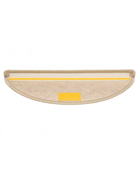 Tappeti Autoadesivi Scale Aspetto Sisal 30 pz 56x17x3 cm Sabbia