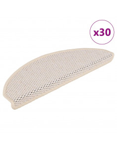 Tappeti Autoadesivi Scale Aspetto Sisal 30pz 65x21x4 cm Berbero 2