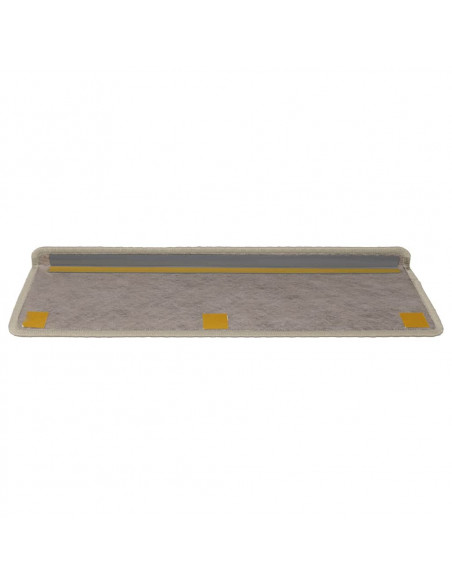 Tappeti Autoadesivi Scale Aspetto Sisal 30 pz 65x21x4 cm Verdi