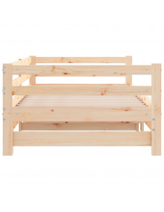 Lettino Estraibile senza Materasso 80x200 cm 2