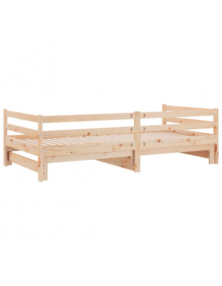 Lettino Estraibile senza Materasso 80x200 cm